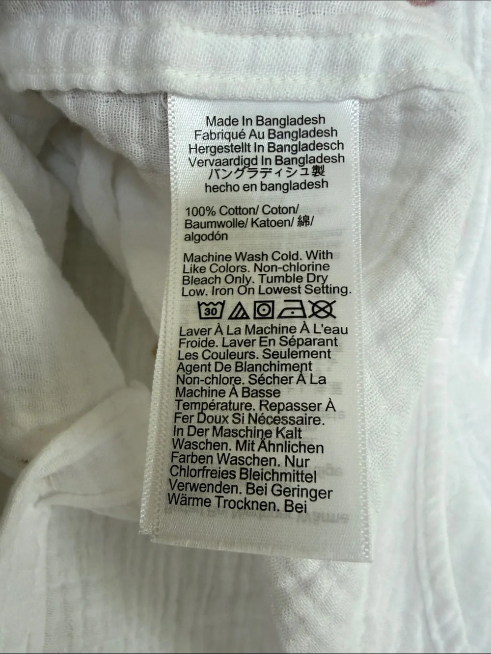 J. Crew White Short-Sleeve Gauze Button-Down Shirt